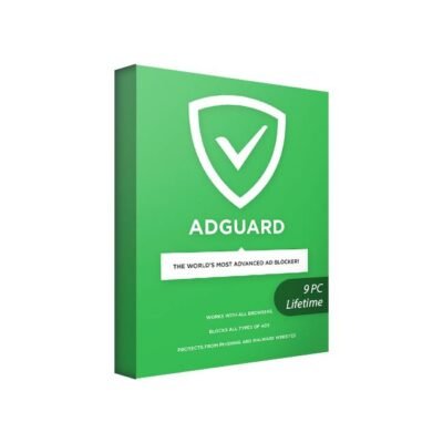 Adguard – 9 PCs – Lifetime
